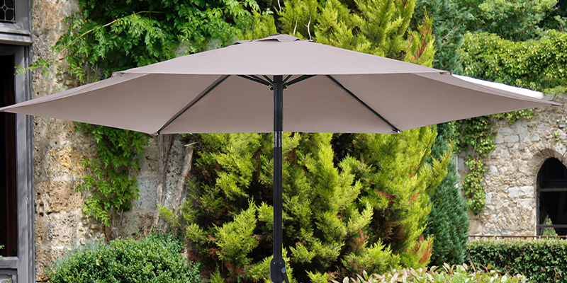 Feel Furniture Kantelbare Parasol + gratis parasolvoet