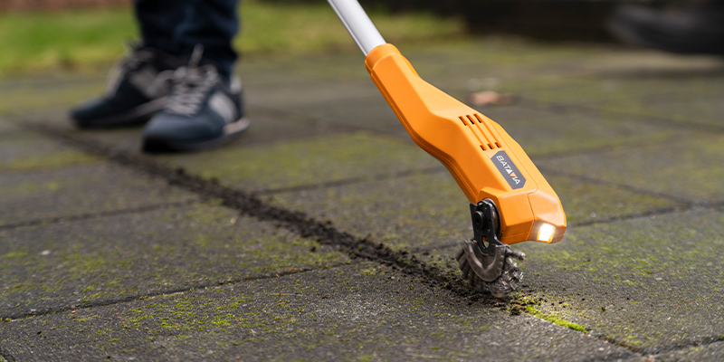 Batavia Fixxpack 12V Fixxbrush Onkruidborstel met 2ah Accu en Snellader