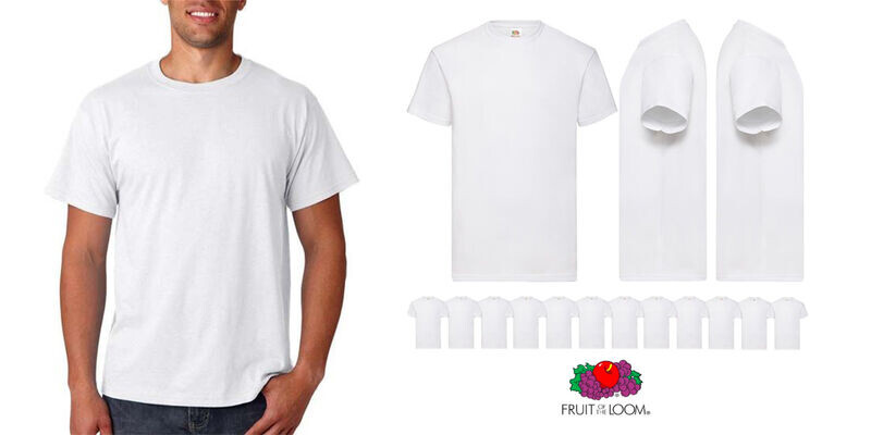 12-Pack Fruit of the Loom T-shirts