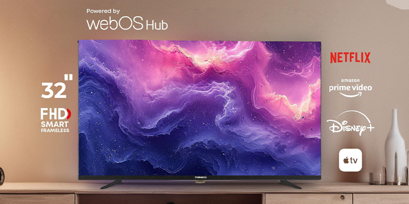 Tornado 32ES4301X Frameless 32 inch HD Smart LED TV