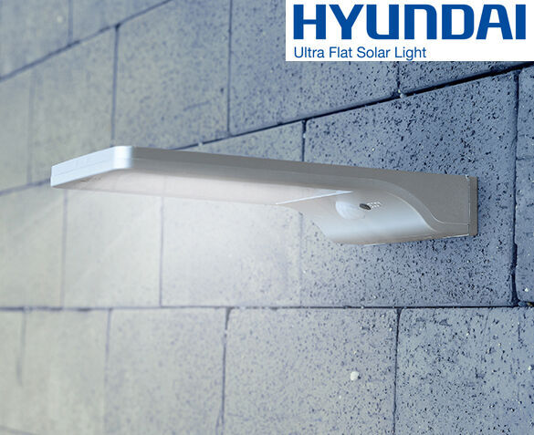 Hyundai Ultra Flat Solar Light Buitenlamp | met 72% korting