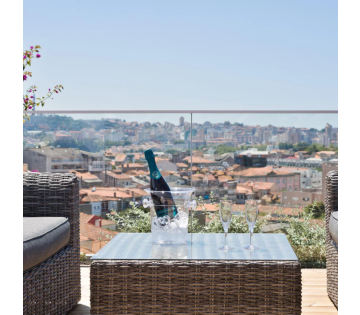 4*-stedentrip naar Porto met dakterras!