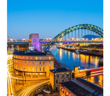 4- of 5-daagse trip Newcastle incl. overtocht