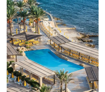 4*-hotel direct aan het strand op Malta