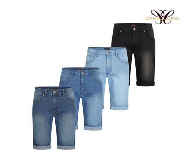 De Cappuccino Jeans Shorts zijn verkrijgbaar in verschillende maten en wassingen. 