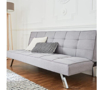 De Zydante Virginia Slaapbank in de kleur grijs.