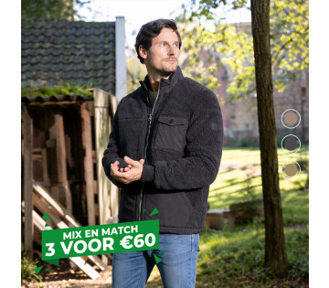 Het Mario Russo Teddy Jacket Stockholm is verkrijgbaar in 3 verschillende kleuren. Er geldt tijdelijk een mix en match actie. 