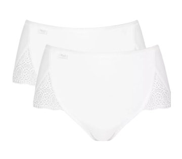 2-Pack Sloggi Pure Sense Luxe-Maxi-Wit