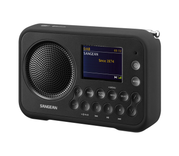De Sangean DPR-76BT DAB+ Radio Zwart.