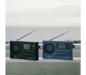 De Sangean WFR-28BT FM/AM Bluetooth Internetradio is verkrijgbaar in 2 kleuren. 