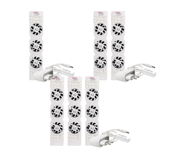 De Ezeefox Radiator Ventilator in mono, duo en trio.