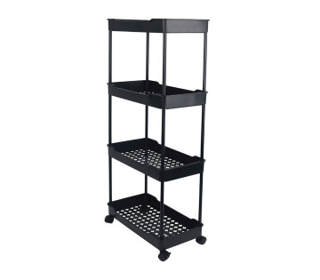 NEXXT 4-laags trolley leeg op witte achtergrond met smal en hoog design