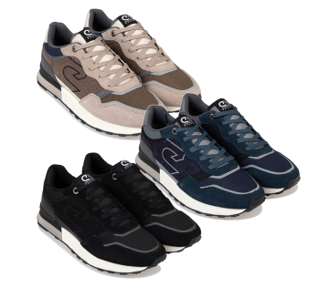 Cruyff sneakers in beige, blauw en zwart overzicht van meerdere kleuren