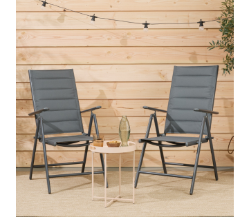 Set van 2 909 Outdoor Premium Tuinstoelen met Padding