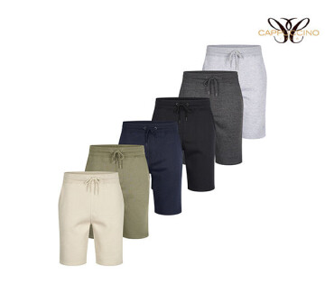 De Cappuccino Fleece Shorts zijn verkrijgbaar in 6 verschillende kleuren en verschillende maten. 