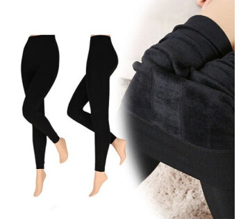 Dames Fleece Lounge Legging Maat S/M