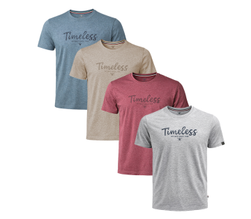 Heren T-shirt in alle kleuren