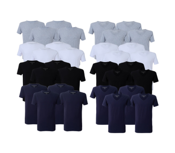 4-Pack McGregor Premium Stretch T-shirts alle soorten.