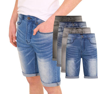 Mario Russo Denim Korte Broek 