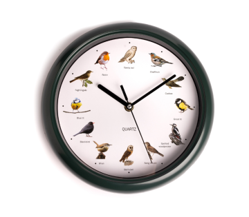 De Nexxt Klok met Vogelgeluiden.