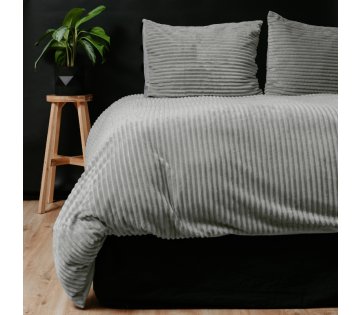 Sleeptime Rib Teddy Dekbedovertrekset