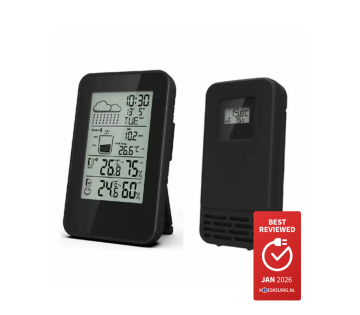 Denver WSR-560 Compact Weerstation met Buitensensor & Regenmeter