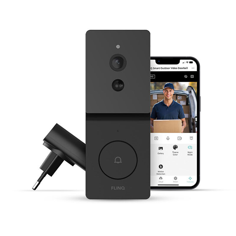De FlinQ Slimme Video Deurbel.