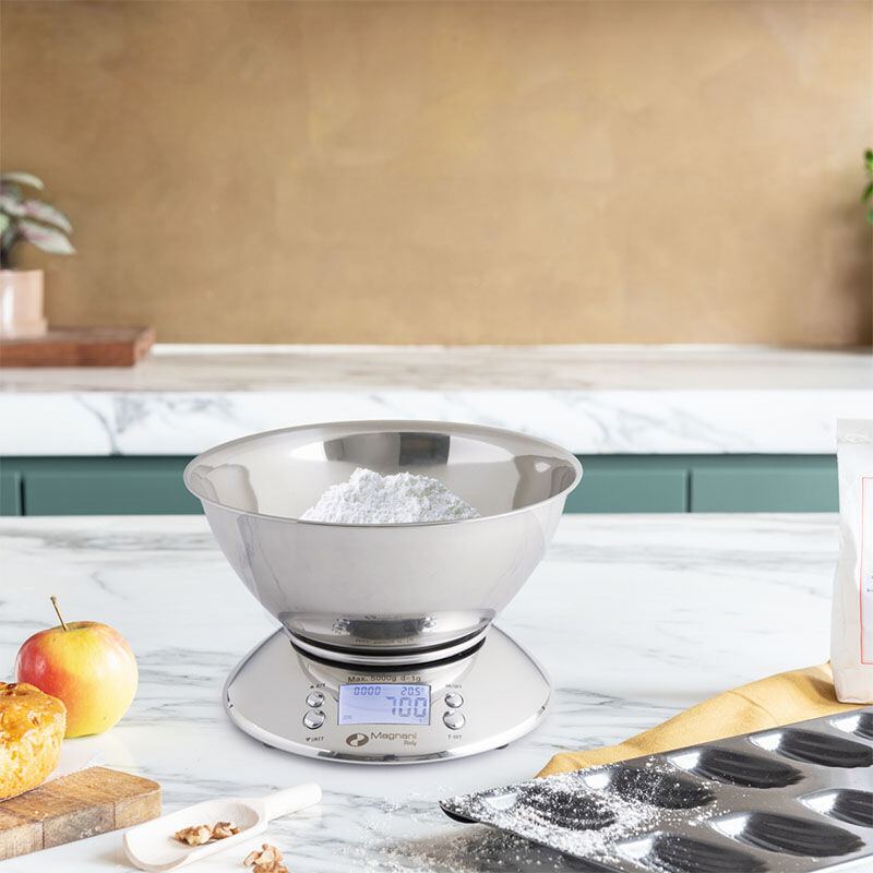 De Magnani Keukenweegschaal is onmisbaar in de keuken!