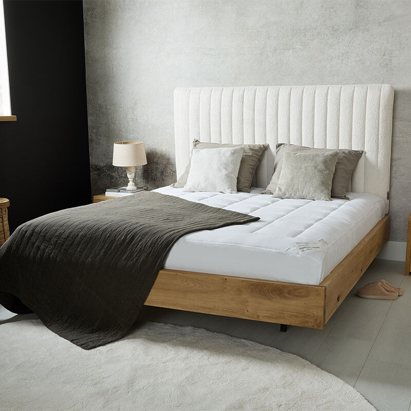 De SleepMed Premium Comfort Doorgestikte Topper.