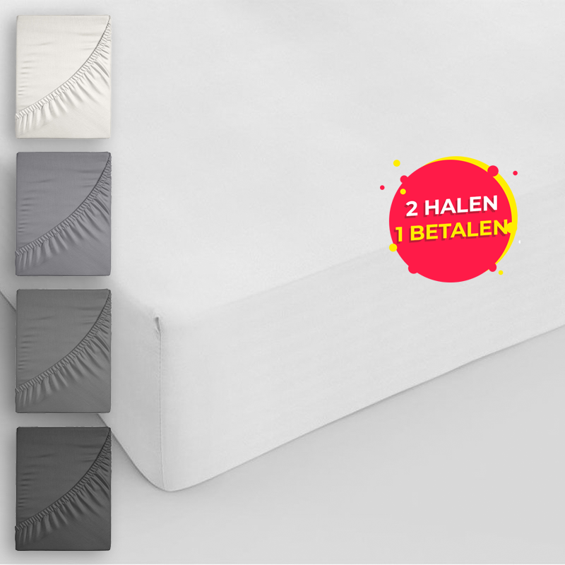 De Dreamhouse katoenen hoeslakens zijn verkrijgbaar in 5 verschillende kleuren! 