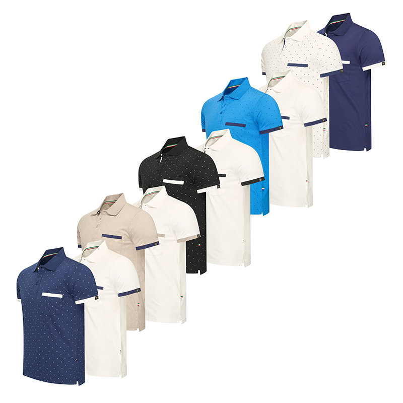 De 2-Pack Cappuccino Polo's Todi is verkrijgbaar in 5 sets.