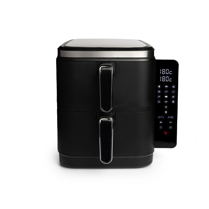 De Nexxt Double Stacked Airfryer biedt een revolutionaire manier van koken met zijn dubbele capaciteit en veelzijdige functies.