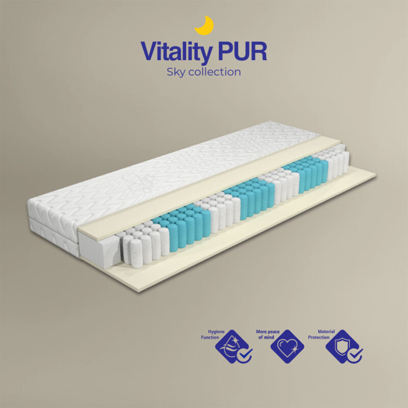 Vitality Pur Sky Comfort Pocketvering Matras.