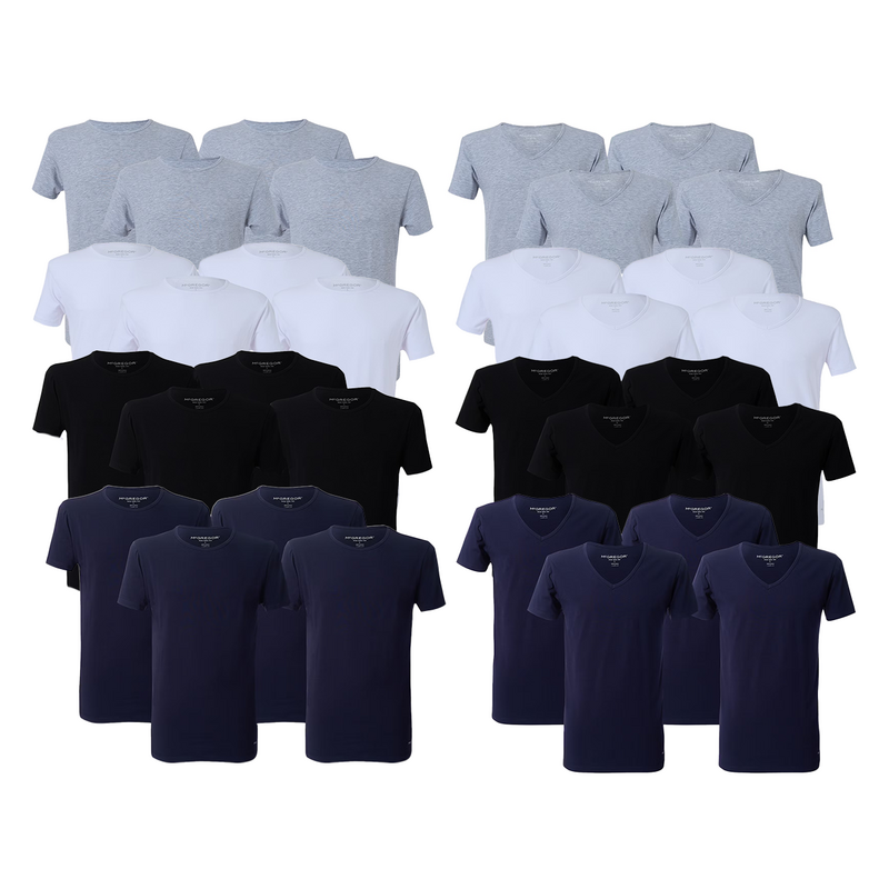 4-Pack McGregor Premium Stretch T-shirts alle soorten.
