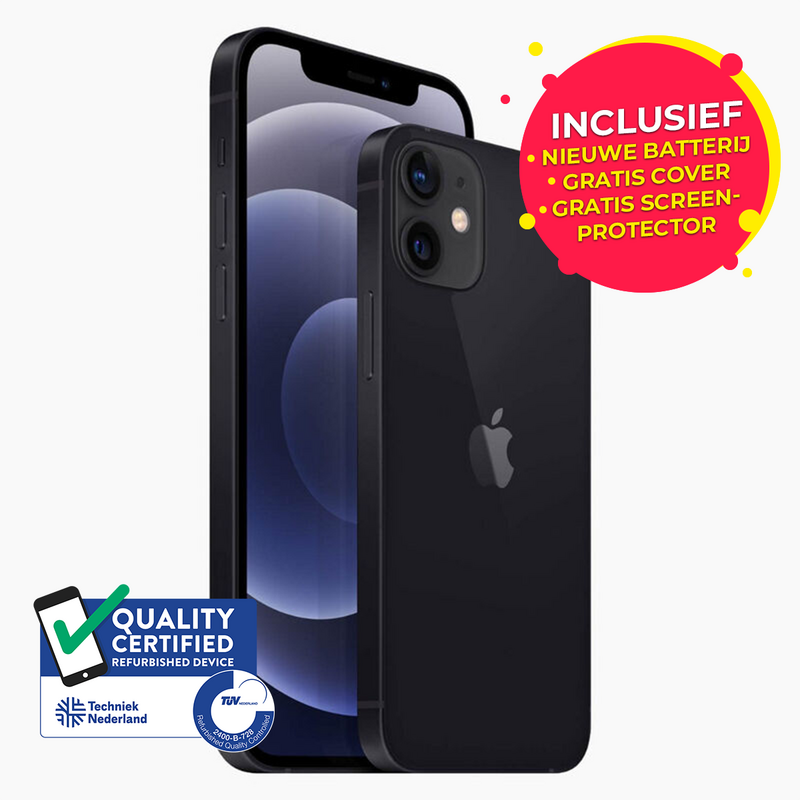 De iPhone 12 is verkrijgbaar in zwart.