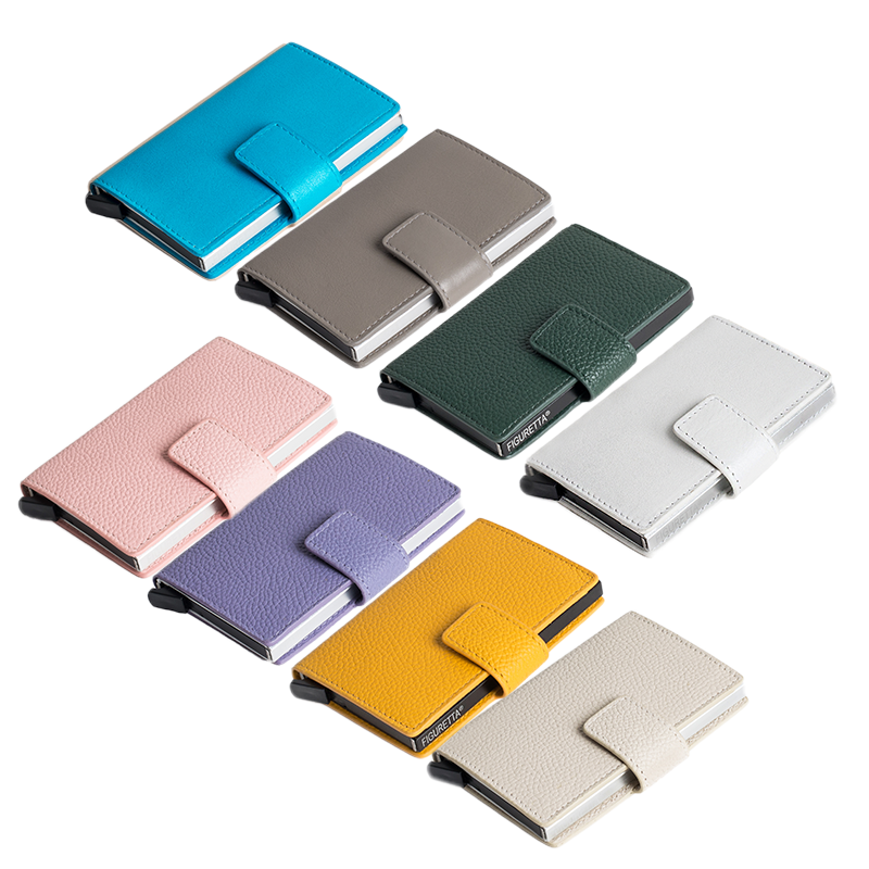 Figuretta Lederen Pasjeshouder Compact in alle kleuren