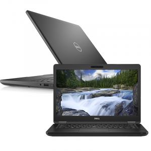 Refurbished Dell Latitude 5400 van de voor- en achterkant.