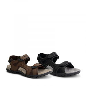 De Travelin' Horten Sandalen zijn verkrijbaar in zwart en bruin. 