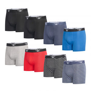 De 8-Pack Cappuccino Boxers in de kleur Mix.