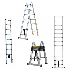 De Herzberg Aluminium Telescopische Ladder.
