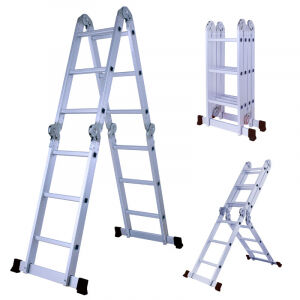 De Herzberg Aluminium Telescopische Ladder.