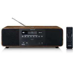 De Lenco DAR-051WD DAB+/FM Radio met CD-speler.