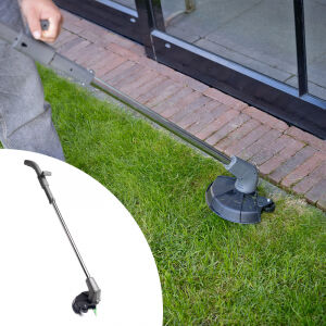 De QLT Elektrische Grastrimmer is ideaal voor het trimmen van gazonnen en grasranden. 