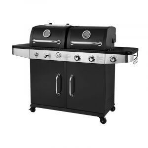 De SUMM Magnus Hybride Barbecue Gas & Houtskool.