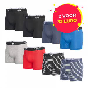 De 8-Pack Cappuccino Boxers in de kleurenmix.