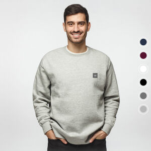 De Cappuccino Lorenzo Sweater is een crewneck met een relaxed fit. 