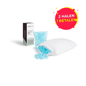SleepMed Ergonomisch Navulbaar Kussen.