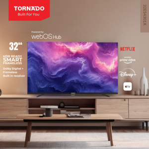 Tornado 32ES4301X Frameless 32 inch HD Smart LED TV