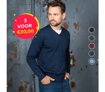 Cappuccino Isidoro Pullover V-hals