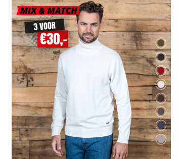 Het model draagt de Cappuccino Bernardo Coltrui.